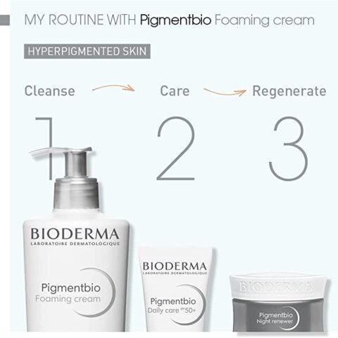Bioderma Pigmentbio Foaming Cream Brightening Exfoliating Cleanser, 500 Ml