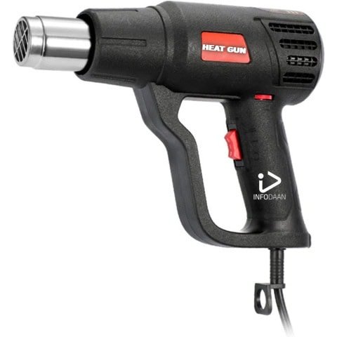 Hot Air Heat GUN with Digital thermostat Display, Dual temperature hot air gun for shrink wrap, Packaging, Hot Air plastic Welding.