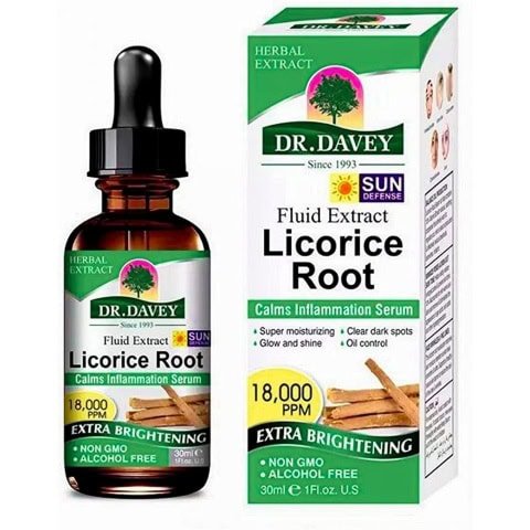 Licorice Root Serum For Skin Acne ? Anti Aging Face Eye Serum with Vitamin B3 ? Brightening Serum for Dark Spots, Even Skin Tone, Eye Area, Fine Lines Wrinkles, GMPC Certified30ml/1FlOz