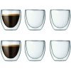 Set of 12pcs Double Wall Glasses Insulated Drink Glass Espresso Tea cup