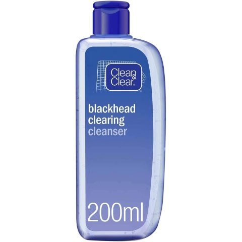 Clean &Clear Face Cleanser, Blackhead Clearing, 200Ml