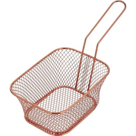 Royalford Iron Fried Basket, Strong And Long Handle
