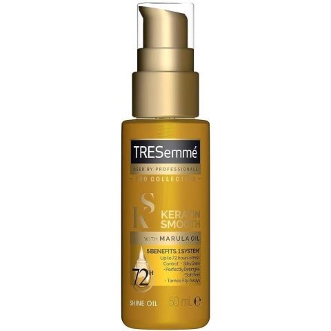 Tresemme Keratin Smooth Hair Oil, 5 Smoothing Benefits In 1 System, With Marula Oil For Soft And Smooth Hair, 50ml
