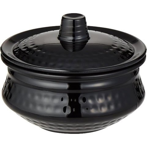 Royalford Melamine Ware 4"Biza Handi Black