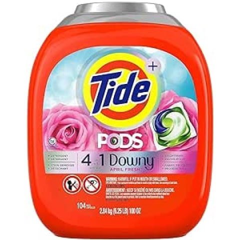 Tide with Downy HE Laundry Pods: 104-count 2.84 kg