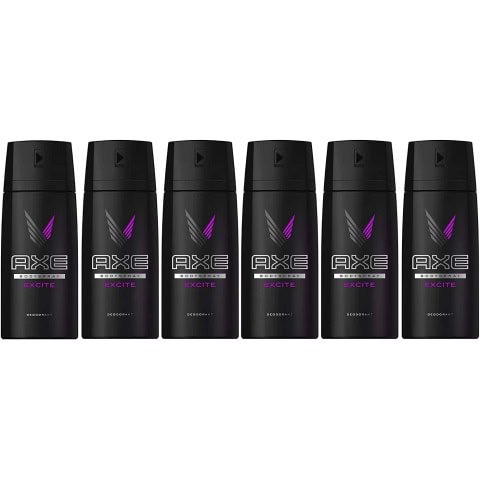 AXE Body Spray Deodorant 150ml Pack of 6
