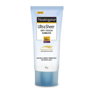Neutrogena Ultra Sheer Dry Touch Sunblock SPF 50+ – High Protection Sunscreen, 80g