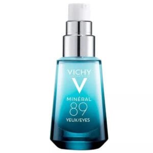 Vichy Mineral 89 Eyes Serum with Caffeine & Hyaluronic Acid - 15ml | Lightweight Gel for Hydrated, Smoother Eye Area